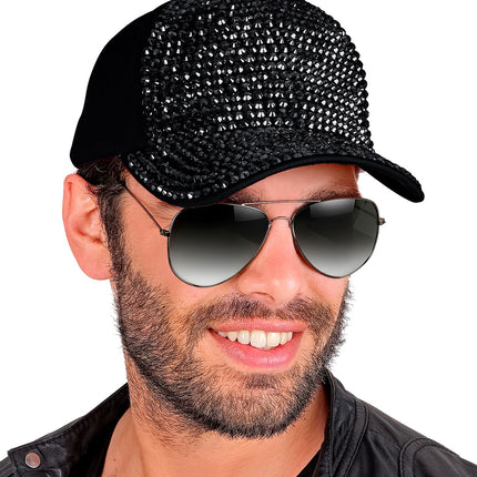 Pet strass zwart sfeerbeeld – hoeden