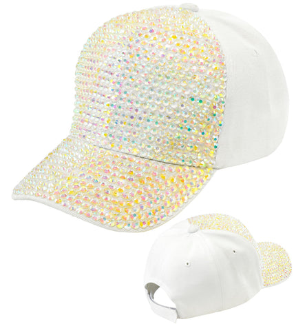 Pet strass met parels vooraanzicht – hoeden