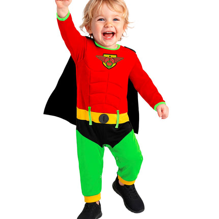 Super baby jumpsuit voor jongens (art. 2870) achterkant – kostuums