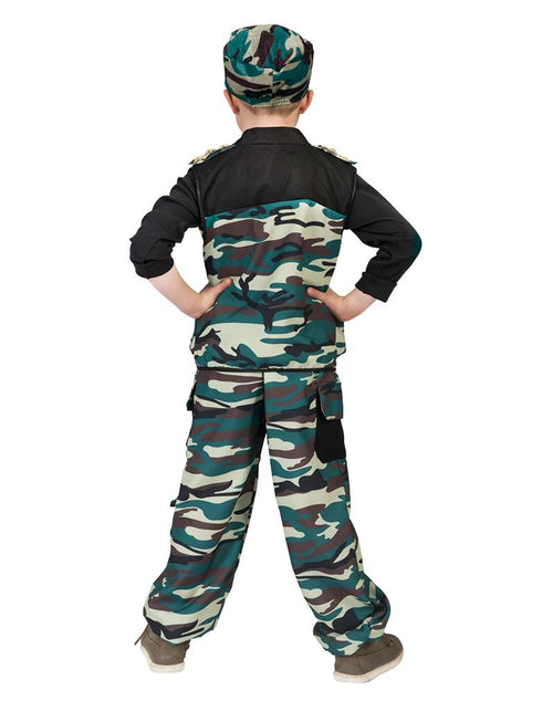 Combat Trooper kostuum jongens achterkant – carnaval outfit