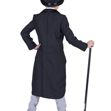 Zwarte slipjas kinderen achterkant – carnaval outfit
