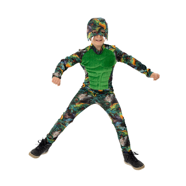 Hagedis Finn achterkant – carnaval outfit
