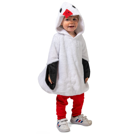 Ooievaar pak Stan achterkant – carnaval outfit