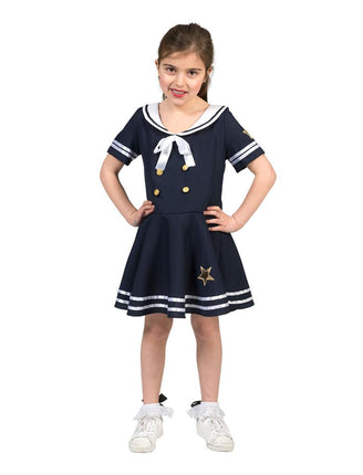 Zeilmeisje kostuum Salty vooraanzicht – carnavalskostuum
