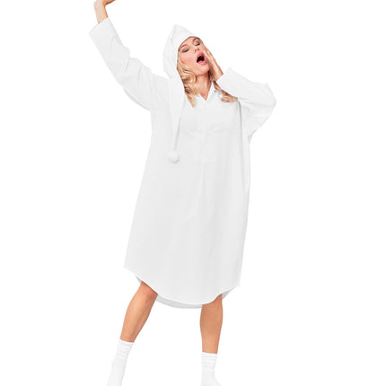 Nachtjapon en pet achterkant – verkleedkleding