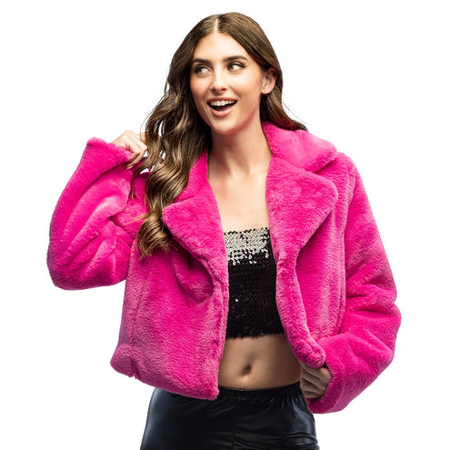 Jasje Fluffy rave fuchsia festival