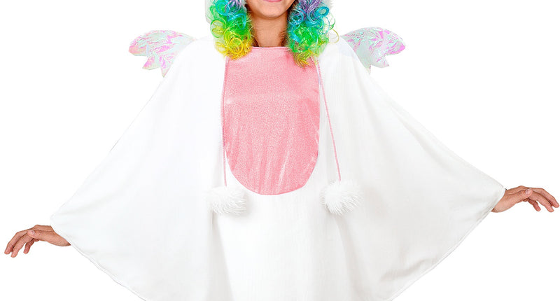 Eenhoorn poncho met muts kinderen - kleurrijke unicorn poncho met capuchon voor kinderen