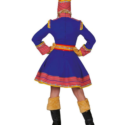 Laplander pak dames zijaanzicht – verkleedkleding