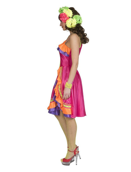 Caribisch pakje Cindy dames zijaanzicht – verkleedkleding