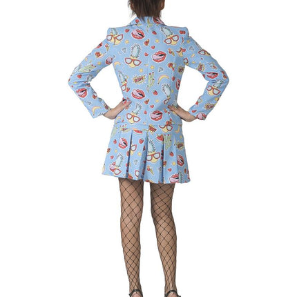 Vrijgezellen feest pak Cristy zijaanzicht – verkleedkleding