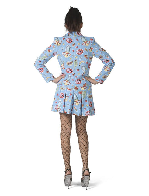 Vrijgezellen feest pak Cristy zijaanzicht – verkleedkleding