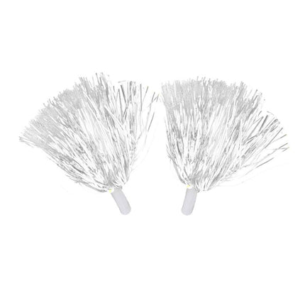 Pompoms in metallic goud of zilver