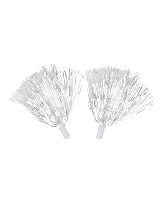 Pompoms in metallic goud of zilver