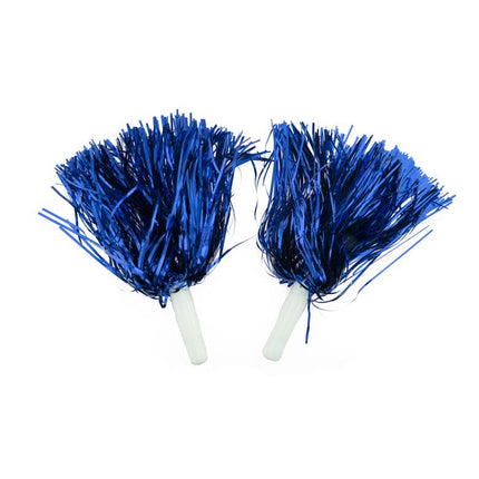 Pompoms in metallic goud of zilver