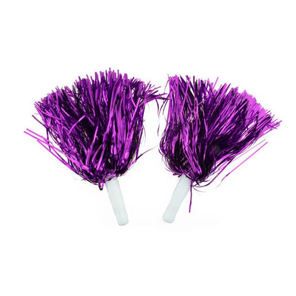 Pompoms in metallic goud of zilver