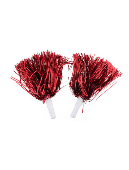 Pompoms in metallic goud of zilver