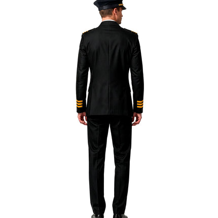 Piloot colbert voor heren detailopname – verkleedkleding