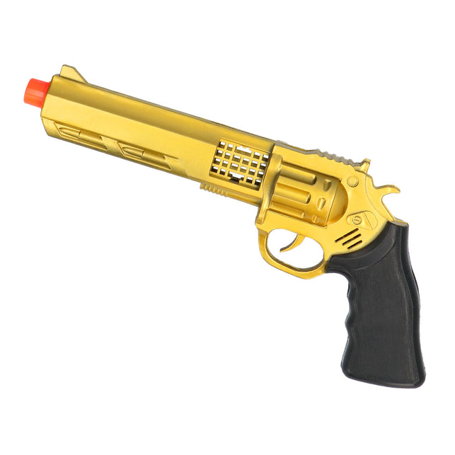 Speelgoedpistool Golden viper close-up