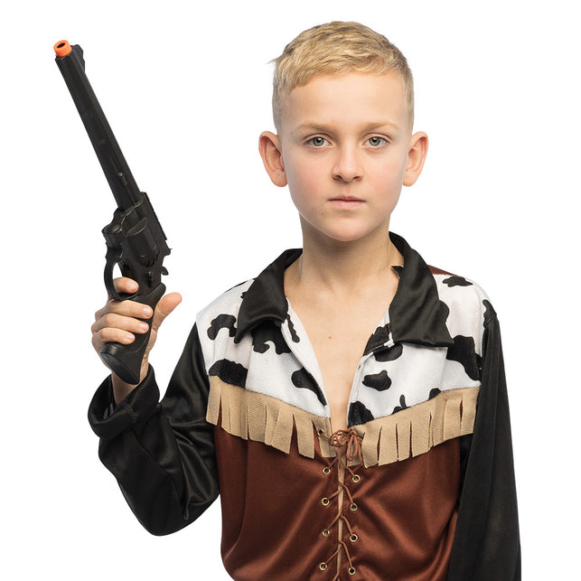 Speelgoedpistool Longshot revolver zijkant