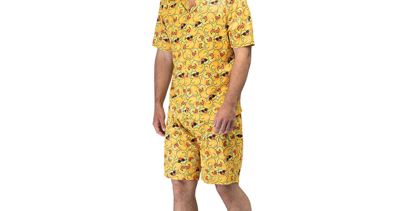 Onesie Lucky duck geel kuiken pyjama festival