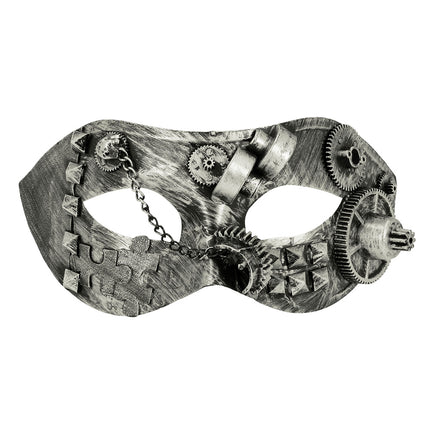Oogmasker Steamgear Zilver