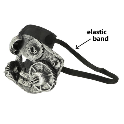 Oogmasker Steamgear Zilver — foto 4