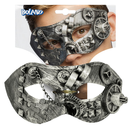 Oogmasker Steamgear Zilver — foto 6