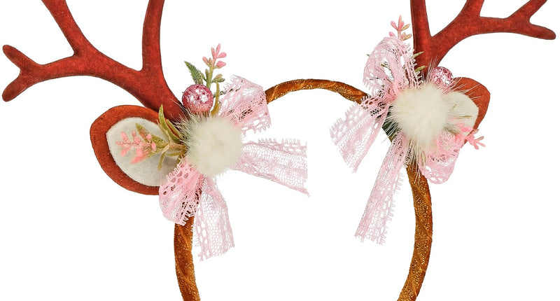 Rendier hoofddeksel vooraanzicht – accessoires