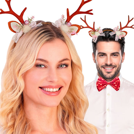 Rendier hoofddeksel achterkant – accessoires