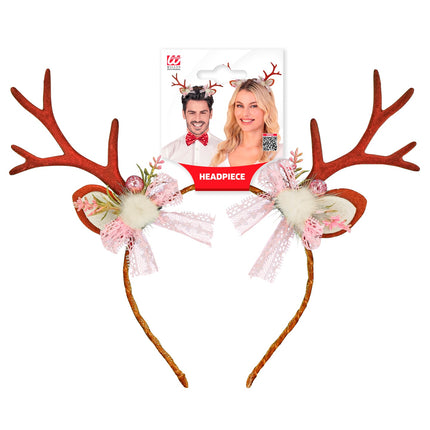 Rendier hoofddeksel zijaanzicht – accessoires