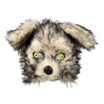 Pluchen halfmasker Wolf — foto 2