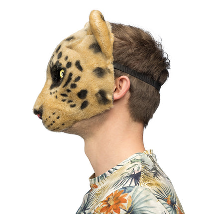 Pluchen halfmasker Luipaard — foto 3