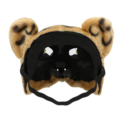 Pluchen halfmasker Luipaard — foto 4