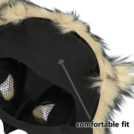 Pluchen halfmasker Uil — foto 5