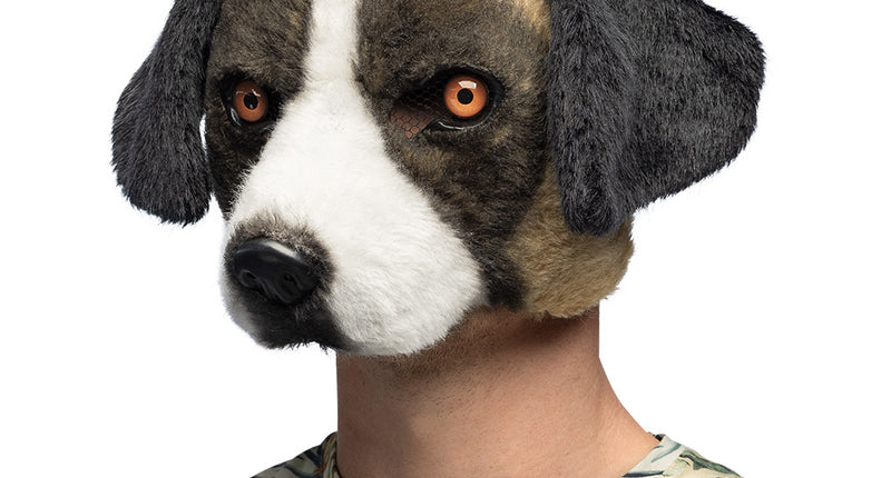 Pluchen halfmasker Bernard