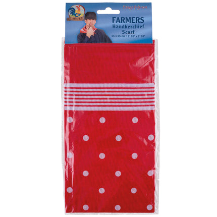 Zakdoek rood met wit — foto 3