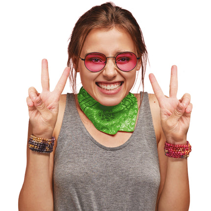 Zakdoek cowboy groen