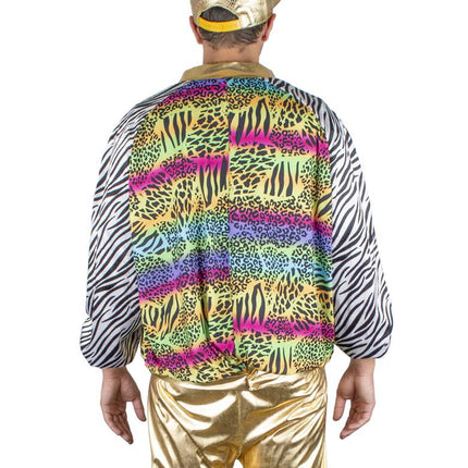 Fout disco jasje Urban stofdetail – verkleedkostuum