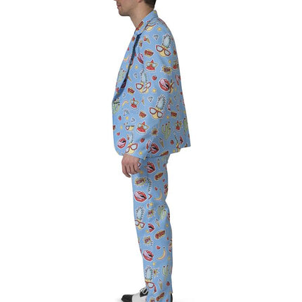 Vrijgezellen feest pak Christian zijaanzicht – verkleedkleding