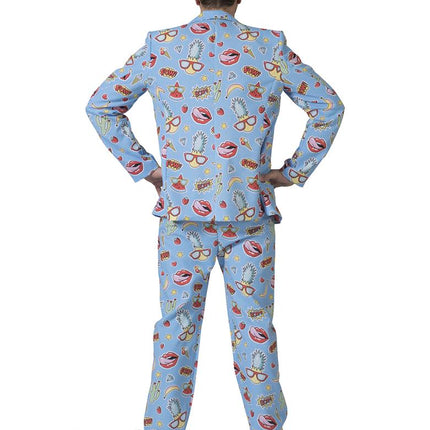 Vrijgezellen feest pak Christian achterkant – carnaval outfit