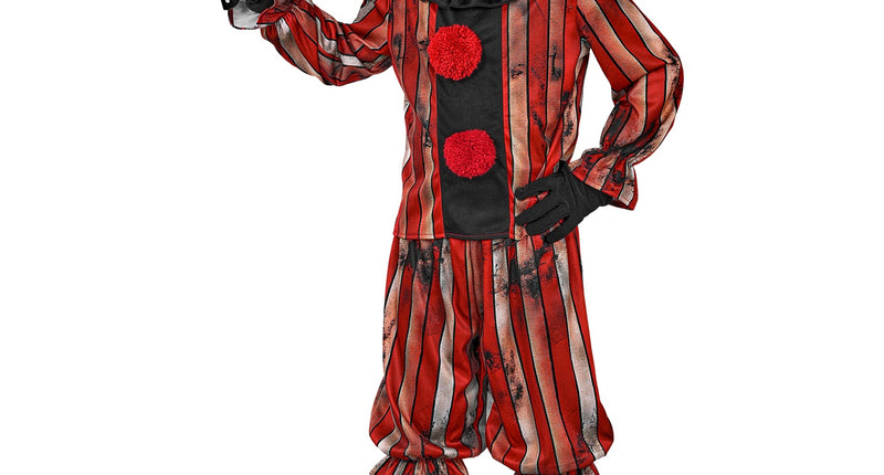 Gemene clowns jas voor jongens vooraanzicht – kostuums