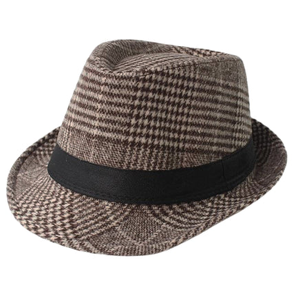 Bruine opa hoed verkleedaccessoire