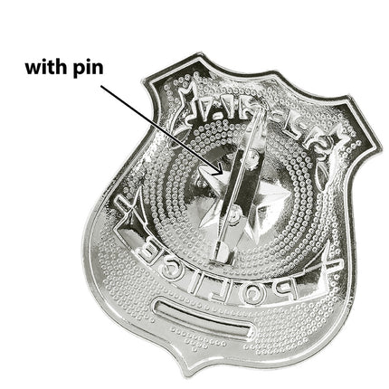Metalen badge Special police gedragen
