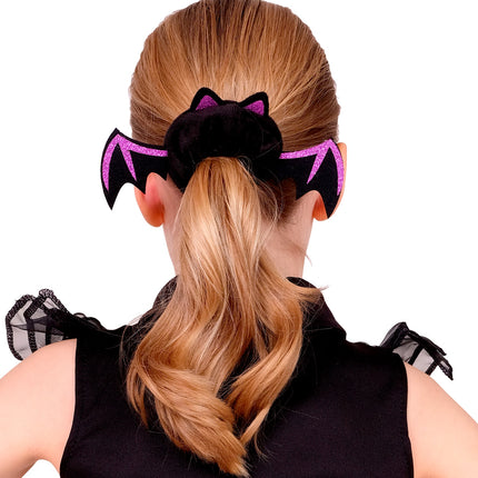 Vleermuis scrunchie voor meisjes sfeerbeeld – accessoires
