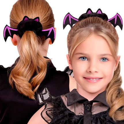 Vleermuis scrunchie voor meisjes achterkant – accessoires
