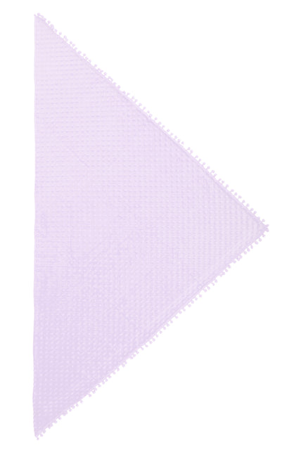 Driehoek sjaal Bubble pastel lila