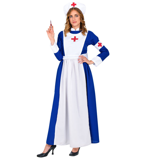 Verpleegster jurk blauw — foto 2
