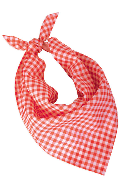 Oktoberfeest sjaaltje rood/wit