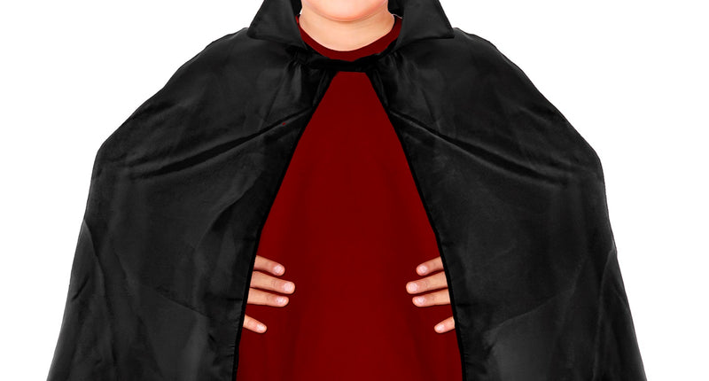 Zwarte kindercape 60cm