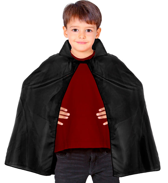 Zwarte kindercape 60cm
